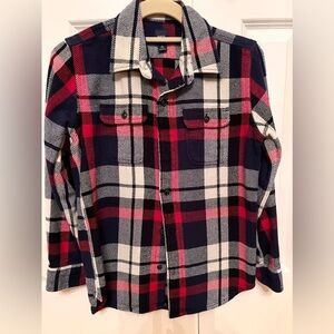 Gap kids heavy flannel shirt